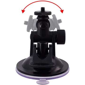iSaddle CH-104 Mini Camera Suction Mount for Adventure