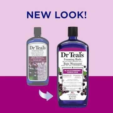 Luxurious Dr Teal's Elderberry Foaming Bath for Relaxation