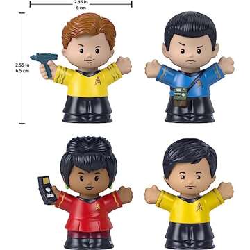Little People Star Trek Collector Set for Adults - 4 Figures