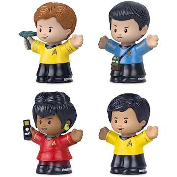 Little People Star Trek Collector Set for Adults - 4 Figures