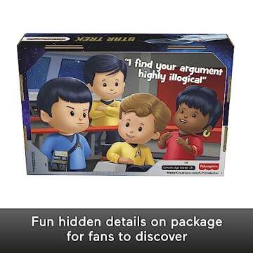 Little People Star Trek Collector Set for Adults - 4 Figures