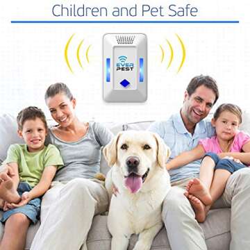 Ultrasonic Pest Control Repeller Plug in - Electronic Insect Defender 2-Pack - Roach Bed Bug Mouse Rodent Mosquito - Indoor Reject - Squirrel Scorpion Spider Cockroach Bat