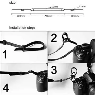 Stylish Wolven Vintage Camera Neck Strap for All Cameras