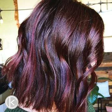 Keracolor Color + Clenditioner 3-in-1 Color-Depositing Conditioner, Gently Cleanses & Conditions, Semi-Permanent Merlot Hair Color, 12 Fl Oz