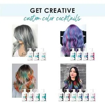 Keracolor Color + Clenditioner 3-in-1 Color-Depositing Conditioner, Gently Cleanses & Conditions, Semi-Permanent Merlot Hair Color, 12 Fl Oz