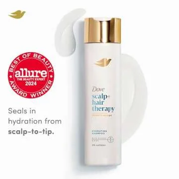 Dove Density Boost Hydrating Shampoo Scalp + Hair Therapy for Gentle Cleansing, with Vitamin B3, Zinc and 0% sulfates, 9.25 oz