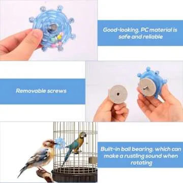 PEUTIER Parrot Spinner Toy for Interactive Fun
