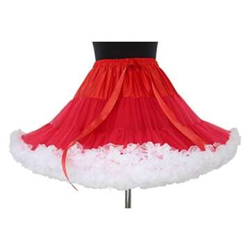 Colyanda Elegant 3-Layered Tulle Petticoat Tutu Skirt