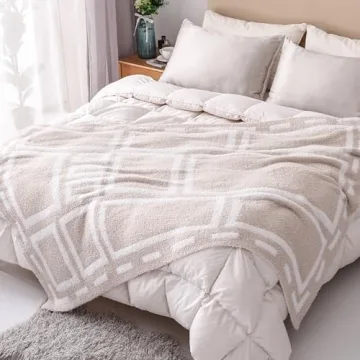 Panku Ultra Soft Cozy Knit Throw Blanket for Couch