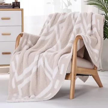 Panku Ultra Soft Cozy Knit Throw Blanket for Couch