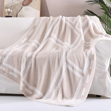 Panku Ultra Soft Cozy Knit Throw Blanket for Couch