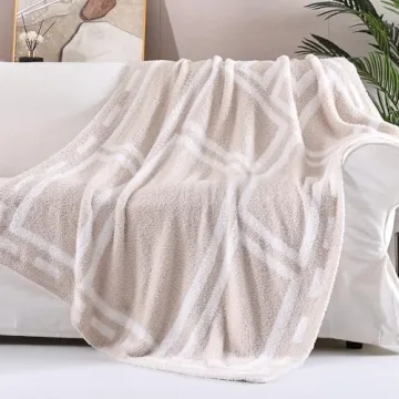 Panku Ultra Soft Cozy Knit Throw Blanket for Couch