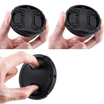 JJC 58mm Front Lens Cap with Keeper for Canon & Nikon