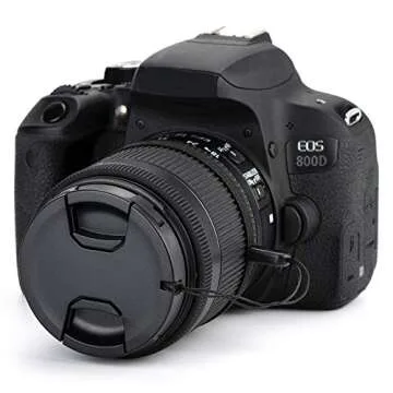 JJC 58mm Front Lens Cap with Keeper for Canon & Nikon