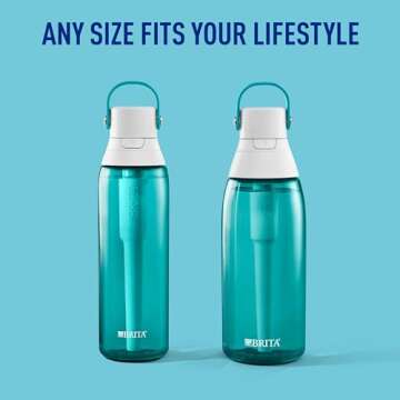Brita Premium Filtering Water Bottle - 36 oz, Eco-Friendly & Stylish