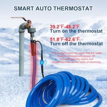 Heated RV Water Hose 25FT -40°F for Cold Weather