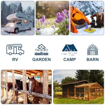 Heated RV Water Hose 25FT -40°F for Cold Weather