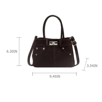 Chic Dicusph Suede Shoulder Bag for Stylish Women