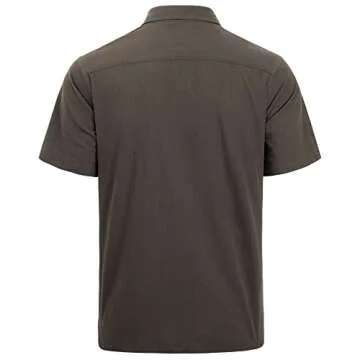 J.VER Men's Casual Linen Button Down Shirt for Summer