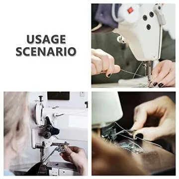 Premium 4 Spools Polyester Sewing Thread 3000 Yards