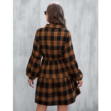 Blooming Jelly Plaid Dresses for Stylish Fall Looks