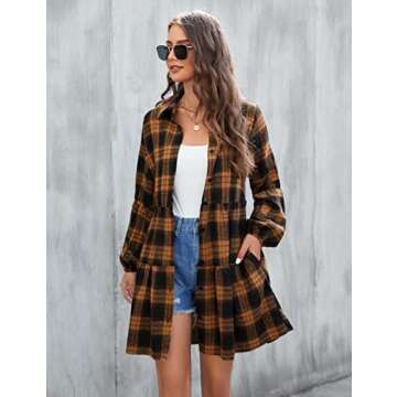 Blooming Jelly Plaid Dresses for Stylish Fall Looks