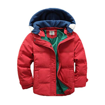ValentinA Kids Warm Quilted Hooded Jacket for Fall