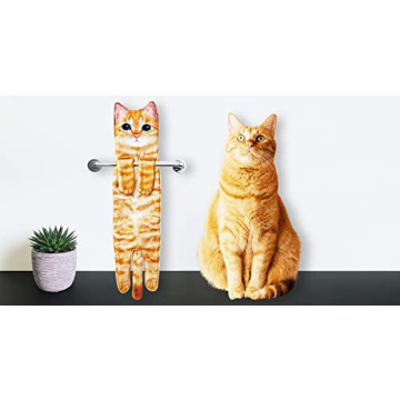 Cute Cat Hand Towels for Decor and Absorption