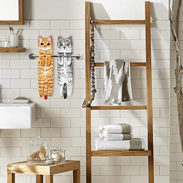 Cute Cat Hand Towels for Decor and Absorption