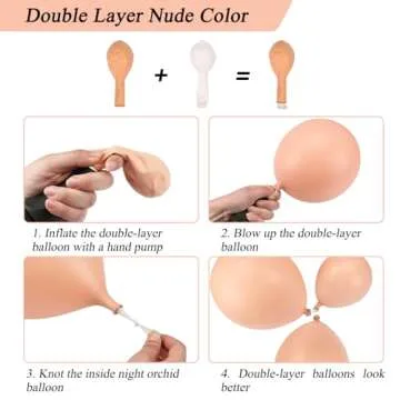 RUBFAC Blush Pink Balloons Garland Arch Kit, Dusty Pink Peach Colored Rose Gold White Balloons Confetti Latex Balloons for Party Birthday Girls Baby Shower Decorations