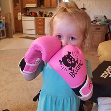 Dtown Kids Boxing Gloves for Boys and Girls - 4oz & 6oz