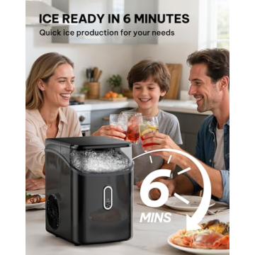 Silonn Nugget Ice Maker Countertop - Chewable Ice Machine for Home & Office