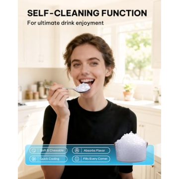 Silonn Portable Nugget Ice Maker for Home and Office