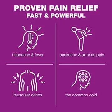 GenCare - Tension Headache Relief Pain Reliever with Acetaminophen 500 mg & Caffeine 65 mg (200 Capl...