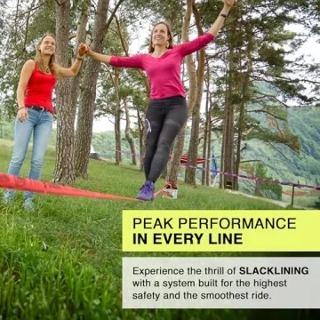 GIBBON Slackline Kit 82ft ClassicLine XL Red with TreeWear