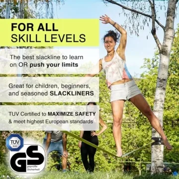 GIBBON Slackline Kit 82ft ClassicLine XL Red with TreeWear