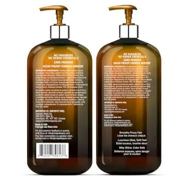 MAJESTIC PURE Apple Cider Vinegar Shampoo and Avocado Coconut Conditioner Set - Restores Shine & Red...