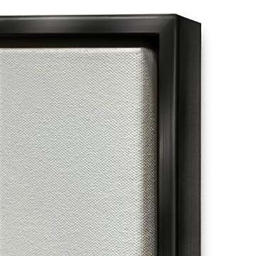 Stupell Industries Tropical Flamingo Bird Portrait Watercolor Detail Floating Framed Wall Art, Design By Patricia Pinto