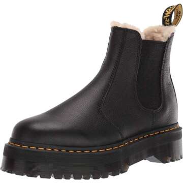Dr. Martens 2976 Platform Faux-Fur Lined Black - Stylish and Comfortable Winter Boots