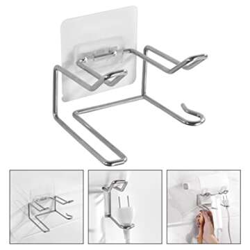 Hair Dryer Wall Hanging Rack for Easy Storage and Style