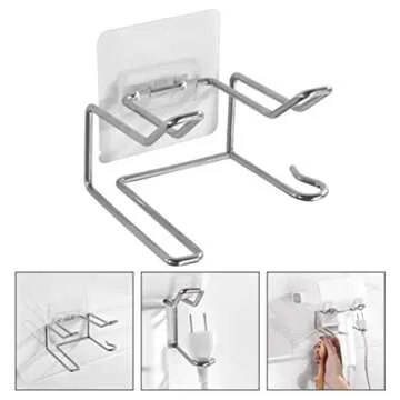 Hair Dryer Wall Hanging Rack for Easy Storage and Style