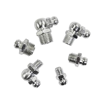 Iztoss 115pcs Steel Zerk Grease Fittings Kit