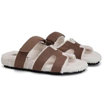 Docosy Women’s Fuzzy Slippers - Adjustable & Stylish