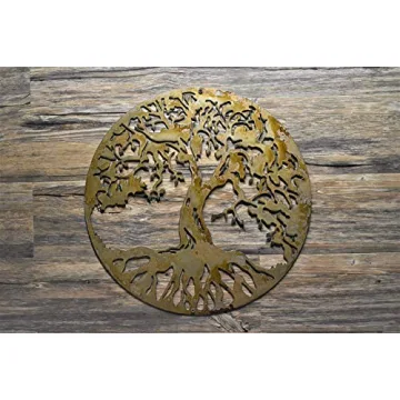 18" to 30" Tree of Life Steel Home Decor Art