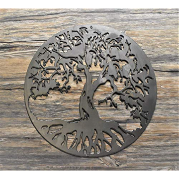 18" to 30" Tree of Life Steel Home Decor Art