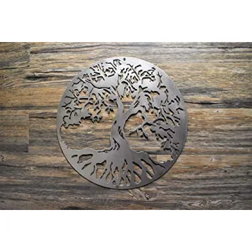 18" to 30" Tree of Life Steel Home Decor Art