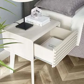 Modway Render Modern Mid-Century End Table with Storage
