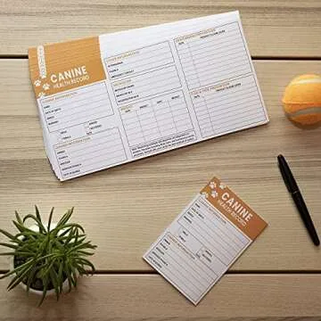 Good|Harbor Pet Supplies | (25 Pack) Premium Canine Health Record 6x4 Inch Booklets | Dog Vaccines Large Records - Puppy Shot Vaccination Brochure