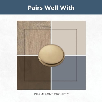 Franklin Brass Cup Cabinet Handles 10-Pack 3" Champagne Bronze