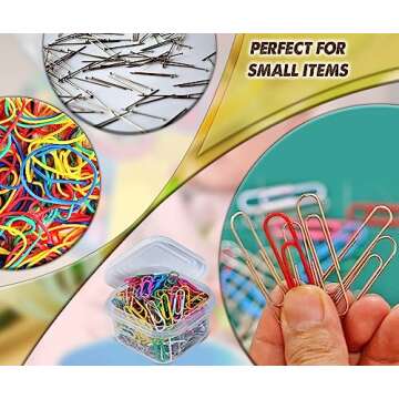 ARSUK 8 Pack Baby Food Storage Containers (4oz/120ml) - Small Plastic Containers with Lids for Freezer - Microwavable, Dishwasher Safe & BPA Free